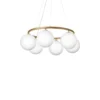 Miira 6 Circular Kroonluchter Brass/Opal - Nuura - Koop Online