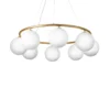 Miira 8 Circular Kroonluchter Brass/Opal - Nuura - Koop Online