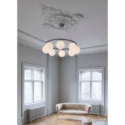 Miira 8 Circular Kroonluchter Rock Grey/Opal White - Nuura - Koop Online -Woonverlichting Winkel 5713839003818nuura miira 8 circular rock grey opal white3