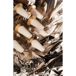 Harakiri Mini Kroonluchter Gold/Opal - Design By Us - Koop Online -Woonverlichting Winkel 5713874240186harakir mini chandelier brass opa4