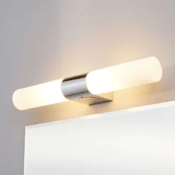 Ziva Wandlamp Chrome - Lindby - Koop Online -Woonverlichting Winkel 62911065504746