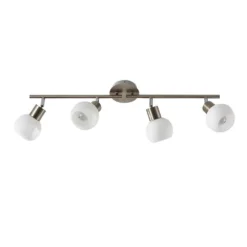 Elaina 4 Plafondlamp Nickel - Lindby - Koop Online