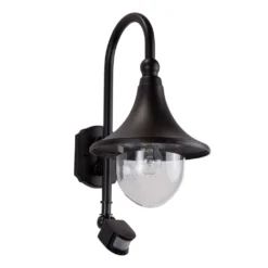 Daphne Buiten Wandlamp W/Sensor Black - Lindby - Koop Online