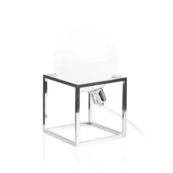 Cube Taffellamp Chrome - Globen Lighting - Koop Online