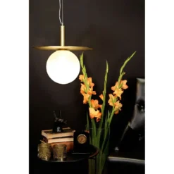 Art Deco Hanglamp Brass - Globen Lighting - Koop Online -Woonverlichting Winkel 73194367416586741654