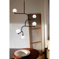 Mobil 100 Hanglamp Black/Opal - Pholc - Koop Online -Woonverlichting Winkel 7319685101555mobil 100 pendant black3
