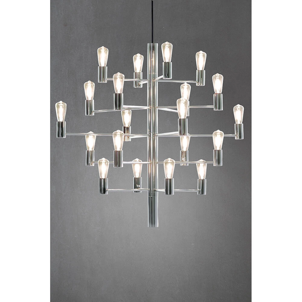 Manola 20 Kroonluchter Chrome - Herstal - Koop Online 3 Manola 20 Kroonluchter Chrome - Herstal - Koop Online - Afbeelding 3