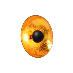 Captain Wandlamp Zwart/Goud - By Rydéns - Koop Online