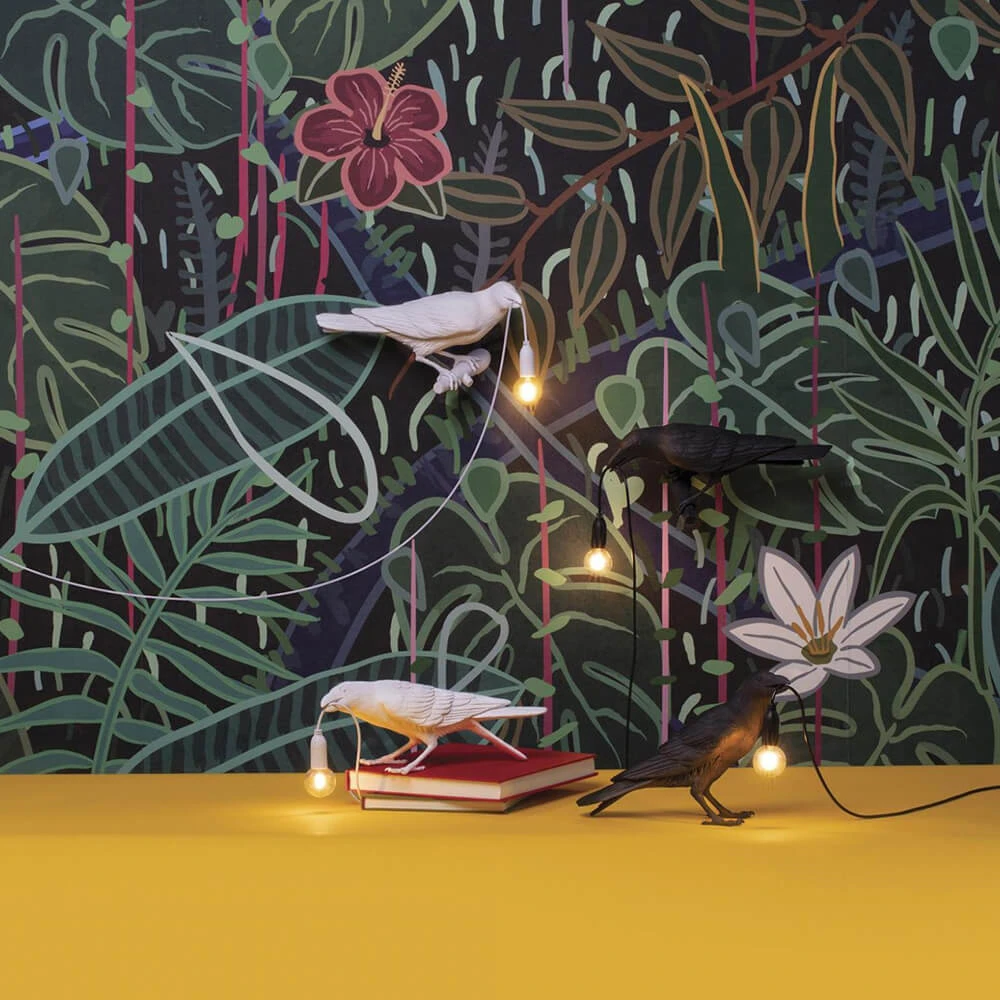 Bird Lamp Waiting Tafellamp Zwart - Seletti - Koop Online 2 Bird Lamp Waiting Tafellamp Zwart - Seletti - Koop Online - Afbeelding 2