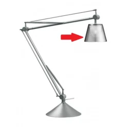 Scherm Voor Archimoon/Romeo Babe K Aluminium Zilver - Flos - Koop Online 5 Scherm Voor Archimoon/Romeo Babe K Aluminium Zilver - Flos - Koop Online -Woonverlichting Winkel 8200900002795 sk rm til archimoon romeo babe k