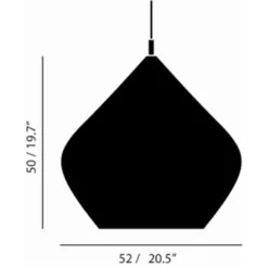 Beat Light Stout LED Hanglamp Zwart - Tom Dixon - Koop Online -Woonverlichting Winkel 8200900081061 620beat20light20stout202 tom20dixon lampemesteren.dk 6