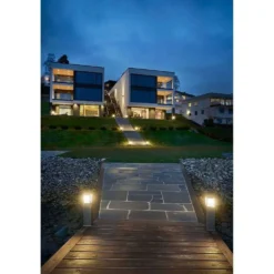 Halmstad 49 LED 85W Buiten Bollard Met Grondpin Zwart - Norlys - Koop Online -Woonverlichting Winkel 82009000884034