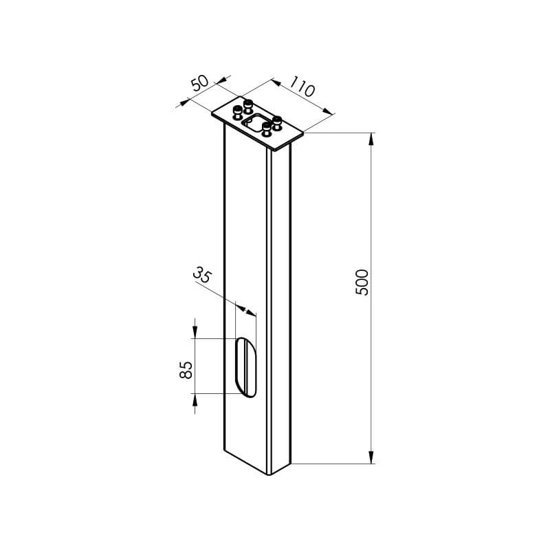 Asker LED Buiten Bollard Grafit - Norlys - Koop Online 4 Asker LED Buiten Bollard Grafit - Norlys - Koop Online - Afbeelding 4