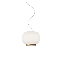Chouchin 1 Reverse LED Hanglamp White/Gold - Foscarini - Koop Online
