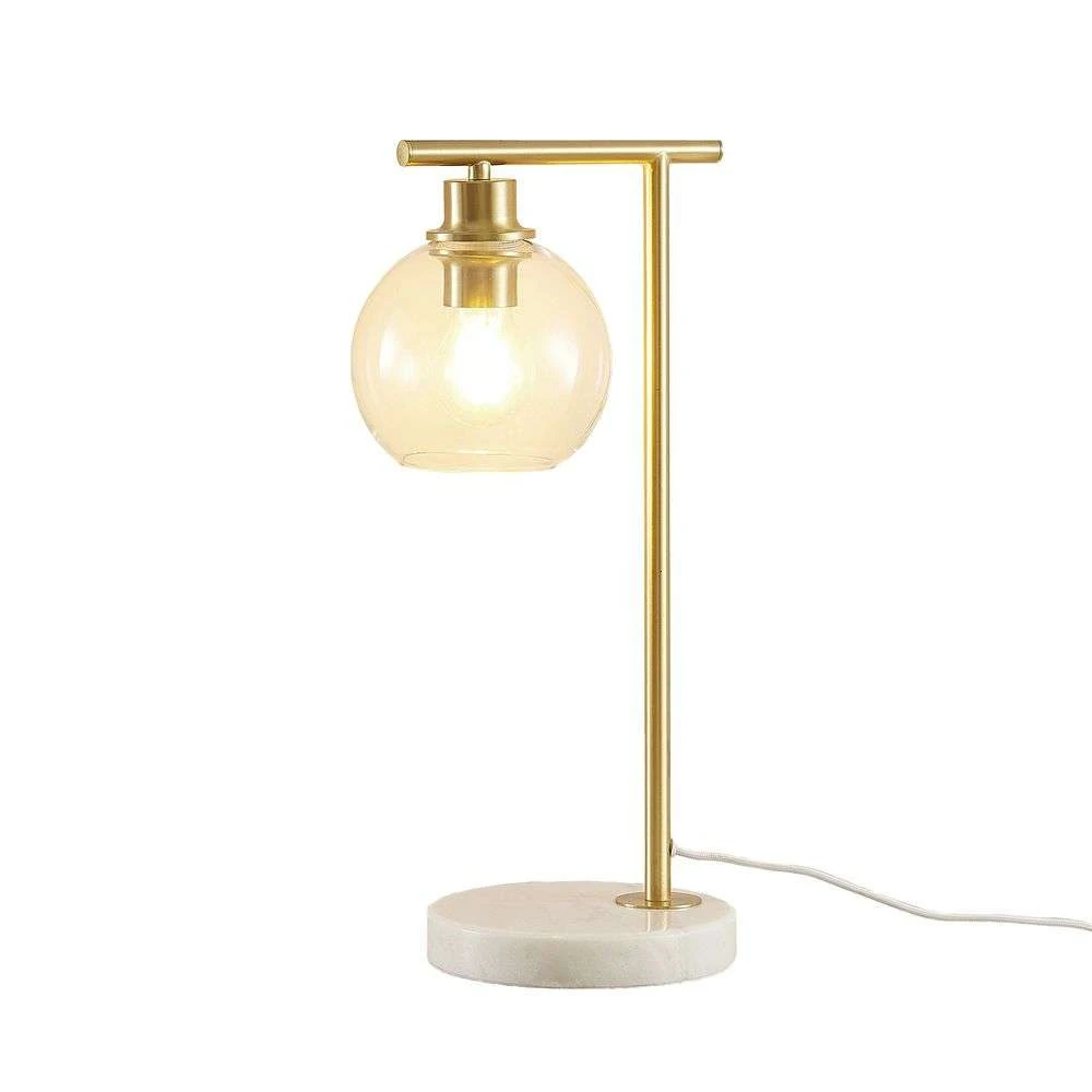 Kimya Taffellamp Messing/Marmer - Lindby - Koop Online 1 Kimya Taffellamp Messing/Marmer - Lindby - Koop Online