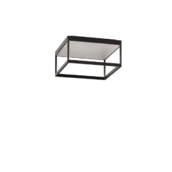 Reflex 2 LED Plafondlamp M 150 Black/Pyramid Silver - Serien Lighting - Koop Online