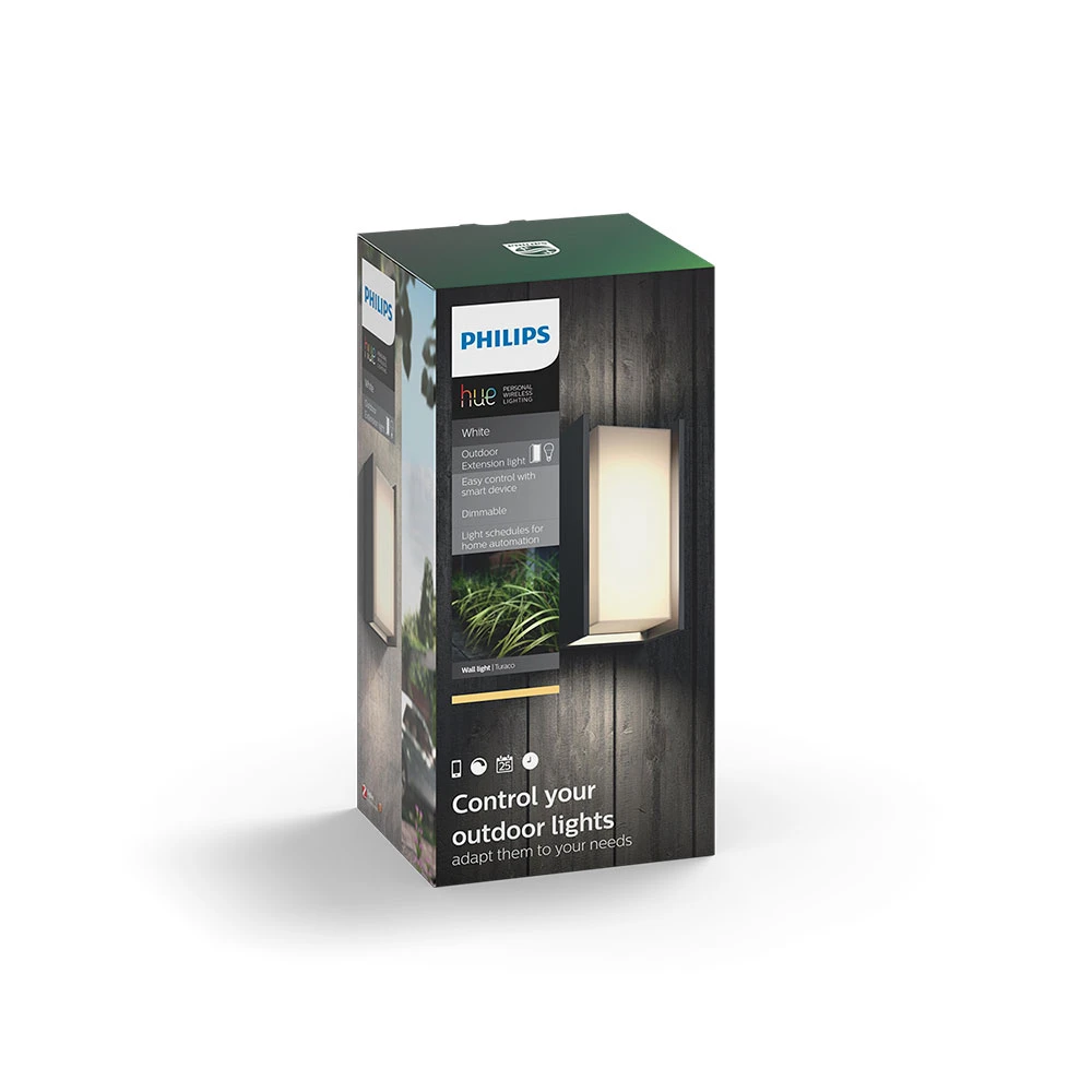 Turaco Buiten Wandlamp Hue White Antracit - Philips Hue - Koop Online 4 Turaco Buiten Wandlamp Hue White Antracit - Philips Hue - Koop Online - Afbeelding 4