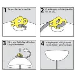 Cablecup Wit - Pandul - Koop Online 9 Cablecup Wit - Pandul - Koop Online -Woonverlichting Winkel CableCup ho to tech Lampemesteren.dk