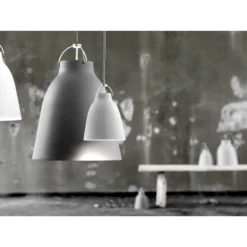 Caravaggio P3 Hanglamp Mat Wit - Fritz Hansen - Koop Online -Woonverlichting Winkel Caravaggio Matt P1 P3 installation 16