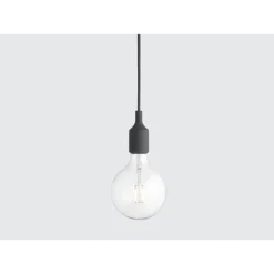 E27 Hanglamp Dark Gray - Muuto - Koop Online -Woonverlichting Winkel E27 dark grey LED lo res greyBG