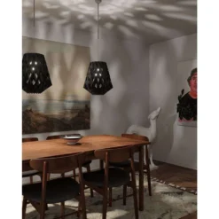 Pilke Signature 36 Hanglamp Black - Pilke - Koop Online -Woonverlichting Winkel P10201 PILKE Signature P36 Pendant Dining room Night
